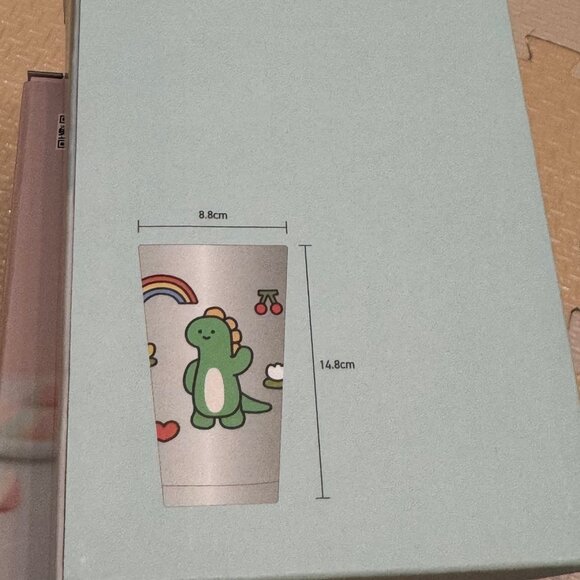 Brand New Adorable Dino & Bunny Glass Cups for Kids – Fun & Durable, Made in Kor - Picture 5 of 10